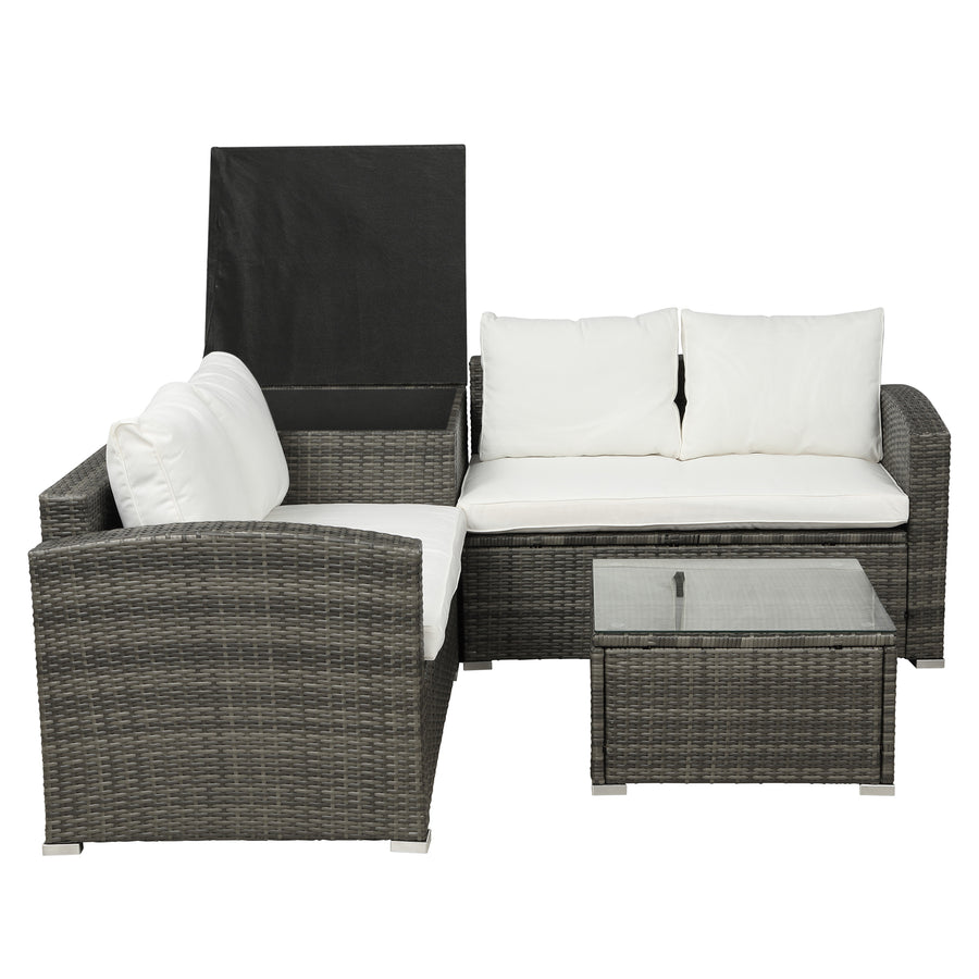 4 Piece Outdoor Patio Furniture Set