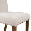 Segmart Dining Chair, Set of 2, Beige