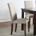 Segmart Dining Chair, Set of 2, Beige