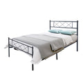 Twin Bed Frame No Box Spring Needed, SEGMART Twin Platform Bed Frame with Headboard, Metal Full Size Bed Frame, LLL2957