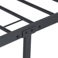 Twin Bed Frame No Box Spring Needed, SEGMART Twin Platform Bed Frame with Headboard, Metal Full Size Bed Frame, LLL2957