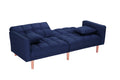 Segmart Uptown Sofa Bed with Pull Out Bed, Navy Blue, L
