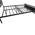 Metal Platform Bed Frame with Headboard, SEGMART Full Size Bed Frame for Adults Teens Kids, Stylish Metal Bed Frame with Slat Support, Full Bed Frame No Box Spring Needed, 76"Lx55"W, Black, L
