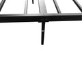 Metal Platform Bed Frame with Headboard, SEGMART Full Size Bed Frame for Adults Teens Kids, Stylish Metal Bed Frame with Slat Support, Full Bed Frame No Box Spring Needed, 76"Lx55"W, Black, L