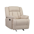 Segmart Microfiber Recliner, Beige, L