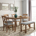 SEGMART 6 Piece Modern Home Dining Table Set