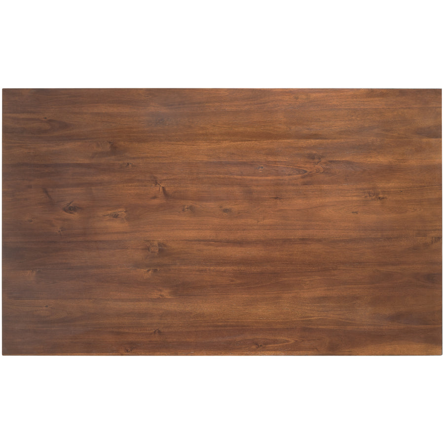 Home Kitchen Dining Set with Dinette Table, 4 Piece Chairs and Bench, Dinette Set Wood Rectangular Breakfast Table with Thick Legs & Distressed Finish, for Apartment Breakfast, Walnut, S12647