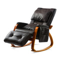 SEGMART Rocking Recliner Chair with Remote Control for Adults, PU Leather Single Recliner Chair w/ Bread-Type Thick Handrail & Side Pocket, for Home, Living Room, Lounge, 330lbs, S12548