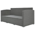 SEGMART 5-Piece Outdoor Furniture Sectional Sofa, Wicker Patio Furniture Sets with 6 Seats, Coffee Table, Garden Conversation Set for Poolside Backyard Porch Lawn Pool, Beige
