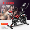 Cycling Bike, Indoor Stationary Cycling Bike with Monitor, Bottle Holder, Smooth Belt Drive Stationary Exercise Bike, Adjustable Seat Bicycle Stationary Bike for Home Cardio Gym Workout, L5362