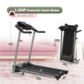 Segmart Clearance! Folding Treadmill for Home, Electric Fitness Exercise Equipment Easy Assembly, Large Running Surface, Smart Digital Motorized Running Machine for Running and Walking, I7183