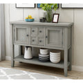 Wood Console Sofa Table with Storage Drawers and Bottom Shelf, Storage Buffet Sideboard Cabinet, Rustic Console Table for Entryway Hallway Foyer, Accent Table for Kitchen Living Room, B564