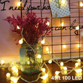 LED Globe String Lights, 49FT 100LED Ball String Lights Indoor/Outdoor Decorative Light, Battery Powered Christmas Starry Fairy String Lights for Bedroom, Kids Room, Dorm, Garden, Party, I0966