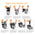 1L 3 Speed Juicer Machine, Juice Extractor with Big Mouth 3” Feed Chute, 304 Stainless-steel Filter, High Juice Yield, Easy to Clean & BPA-Free, 700W, Anti-drip, Dishwasher Safe, B150