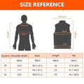 Heated Vest for Men Women, Size Adjustable, 11 Heating Zones, 3 Heating Levels, Unisex USB Charging Electric Heating Vest for Hunting, Fishing, Hiking (Battery Not Included)