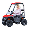 OFF-ROAD UTV WITH ROOF KIDS CARS 12V KIDS TOYS WITH R/C PARENTAL REMOTE ELECTRIC VEHICLES FOR BOYS GIRLS