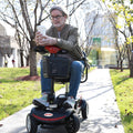 Outdoor Mobility Scooters for Senior, 4 Wheel Mobility Scooter with Detachable Basket, Motorized Electric Medical Carts for Seniors, Handicapped, Disabled Adults, Max Speed 8km/h, 265lbs, S8666