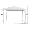 Segmart 10' x 10' White Event Outdoor Canopy, LL