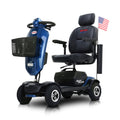 300W Motor Compact Mobility Scooter With Windshield, 300 lbs Capacity Compact Mobility Scooter Wheelchair for Adults, Outdoor Mobility Scooter with Cup Holders & USB Charging Port, SS1906