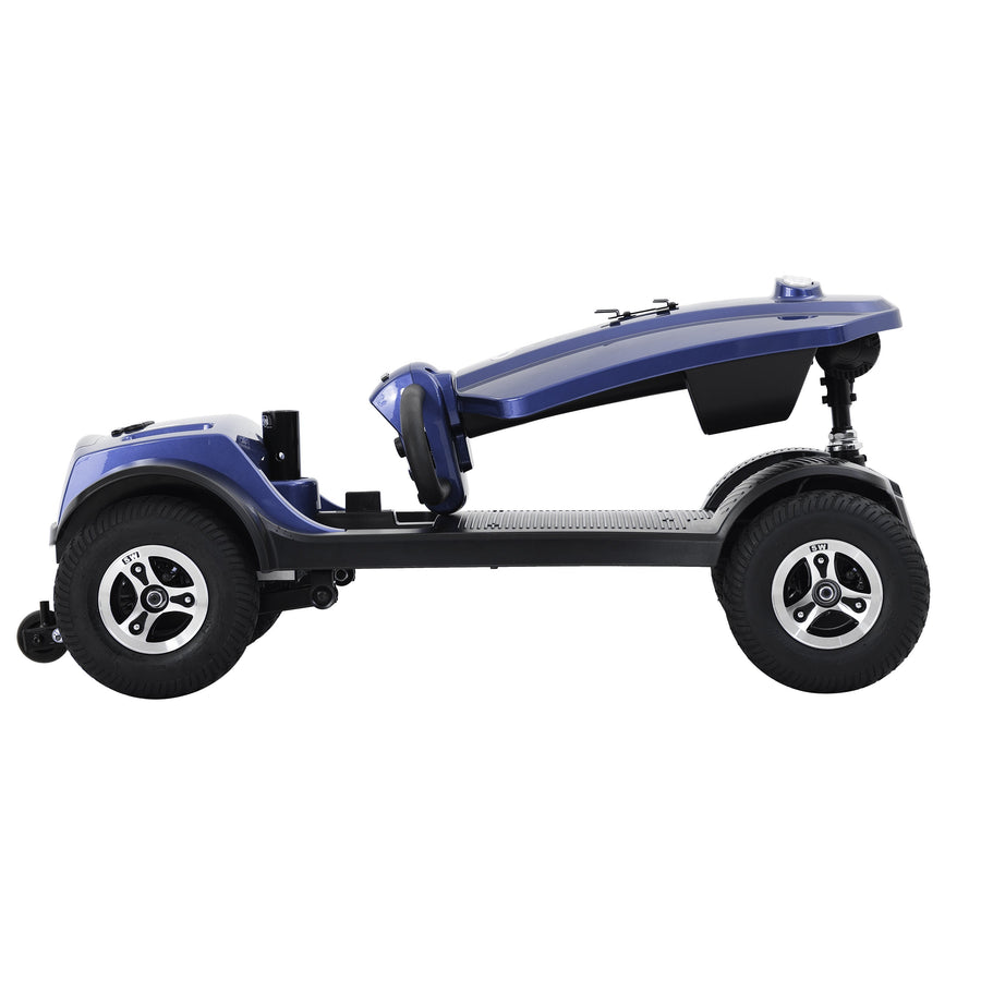 300W Motor Compact Mobility Scooter With Windshield, 300 lbs Capacity Compact Mobility Scooter Wheelchair for Adults, Outdoor Mobility Scooter with Cup Holders & USB Charging Port, SS1906