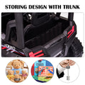 OFF-ROAD UTV WITH ROOF KIDS CARS 12V KIDS TOYS WITH R/C PARENTAL REMOTE ELECTRIC VEHICLES FOR BOYS GIRLS