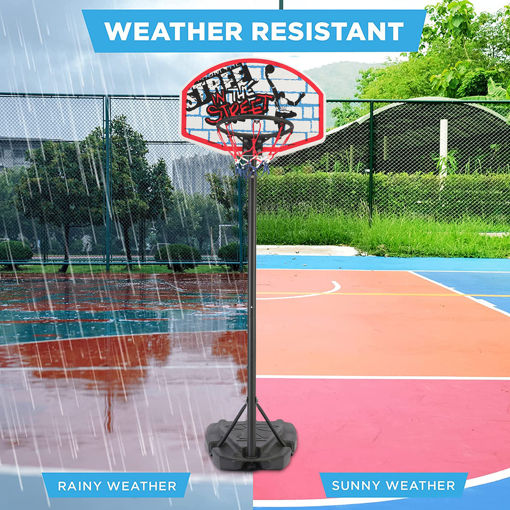 Basketball Hoops for Kids, SEGMART 6.88'-7.45' Adjustable Portable Bas