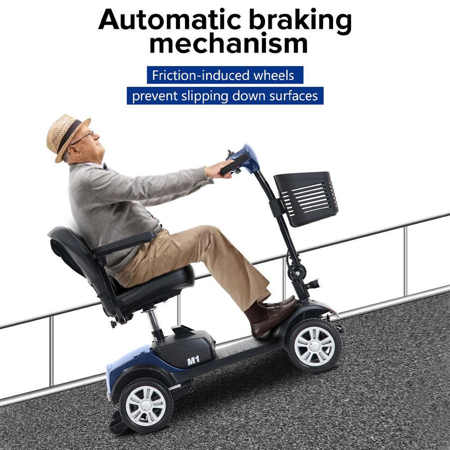 SEGMART Mobility Scooters, 4 Wheel Mobility Scooter, Motorized Electric Medical Carts for Adults, S09