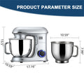 SEGMART 3 in 1 Stand Mixer, 7.4QT 6-Speed Tilt-Head Electric Mixer with Dishwasher Safe Dough Hook, Flat Beater, Wire Whip & Spatula for Most Home Cooks, Multifunction Standing Mixer - 660W, K142