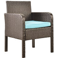 4 Piece Outdoor Wicker Patio Furniture Sets