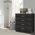 Segmart 4 Chest of Drawers for Bedroom, 26" x 13" x 29" Classic Metal Handles, Durable MDF Wood, S7914