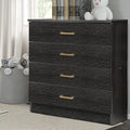 Segmart 4 Chest of Drawers for Bedroom, 26" x 13" x 29" Classic Metal Handles, Durable MDF Wood, S7914