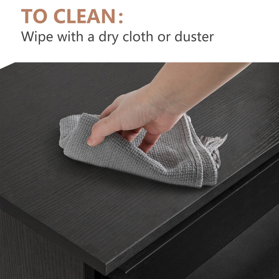 Segmart 4 Chest of Drawers for Bedroom, 26" x 13" x 29" Classic Metal Handles, Durable MDF Wood, S7913