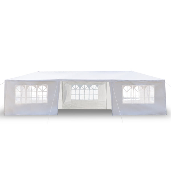 Patio Canopy Tent for Outside, 10' x 30' Outdoor Party Wedding Canopy with 7 Sidewalls, BBQ Shelter Canopy for Catering Garden Beach Camping, L1325