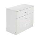 Dressers for Bedroom, Heavy Duty 3-Drawer Wood Chest of Drawers, Modern Storage Bedroom Chest for Kids Room, White Vertical Storage Cabinet for Bathroom, Closet, Entryway, Hallway, Nursery, L2026