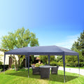 Pop Up Canopy Tent with 4 Sidewalls, 10 x 20 ft Portable Shade Instant Folding Canopy with Carry Bag, Adjustable Folding Gazebo Tent for Sunshade, Waterproof Outdoor Tent for Patio Wedding Beach