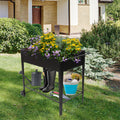 Segmart Raised Garden Bed, Outdoor/Indoor Herb Garden Above Ground Raised Planter Boxes with Legs, Raised Garden Bed On Wheels Patio for Vegetable herb, SS2205