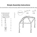 Clearance! Wedding Party Tent, SEGMART 10' x 10' Outdoor Canopy Tent with 4 SideWalls, 2021 Upgraded White Backyard Tent for Outsides, Patio Gazebo Tent BBQ Shelter for Garden Camping Grill, LLL543