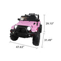 Segmart®Pink Electric Vehicles Ride on Truck W/Light