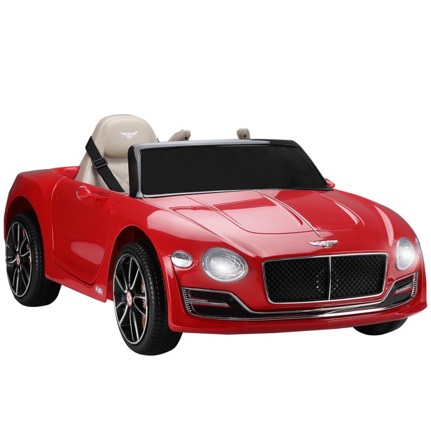 Ride on Toys for 3-4 Year Olds Boy Girl, Licensed Bentley 12 V Kids Ride On Car with Remote Control,LED Lights and Horn