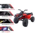 Electric Cars for Kids to Ride, Powered 12V Ride on Toys with Remote Control, ATV Quad Ride on Cars for Boys Girls, 3 Speeds Ride on ATV with LED Lights, AUX Jack, Radio, L234
