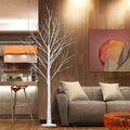 Pre-lit Birch Tree, 3 Pack 4FT 5FT 6FT Birch Tree with Warm White, White Christmas Tree Lights with Base, Decor for Christmas/Party/Wedding/Office/Home/Bedroom, Plug-in Indoor Outdoor Use, B22