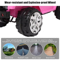 Segmart Pink 12 V Electric Car Powered Ride-On with Remote Control, L