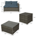 4 Piece Outdoor Patio Furniture Set