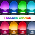 Toilet Night Light(2Pack), 8-Color Led Motion Activated Toilet Seat Light, Fit Any Toilet Bowl,Toilet Bowl Light with Motion Sensor LED Washroom Night