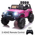 ELECTRIC CARS FOR KIDS, 12V BATTERY POWERED RIDE ON CAR TRUCK, 3 SPEEDS REMOTE CONTROL RIDE ON TOYS