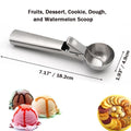 Small Ice Cream Scoop, Stainless Steel Icecream Scoop Scooper, Q5