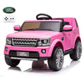 Segmart® Official Licensed Pink Land Rover Kids Cars 12v Kids Toys With R/c Parental Remote