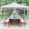 Segmart 10' x 10' White Event Outdoor Canopy with Spiral Tubes