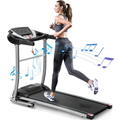 Smart Digital Exercise Equipment - Folding Electric Motorized Treadmill for Home, Large Running Surface, Easy Assembly Motorized Running Machine for Running & Walking, I7184