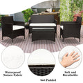 4 Piece Patio Conversation Set